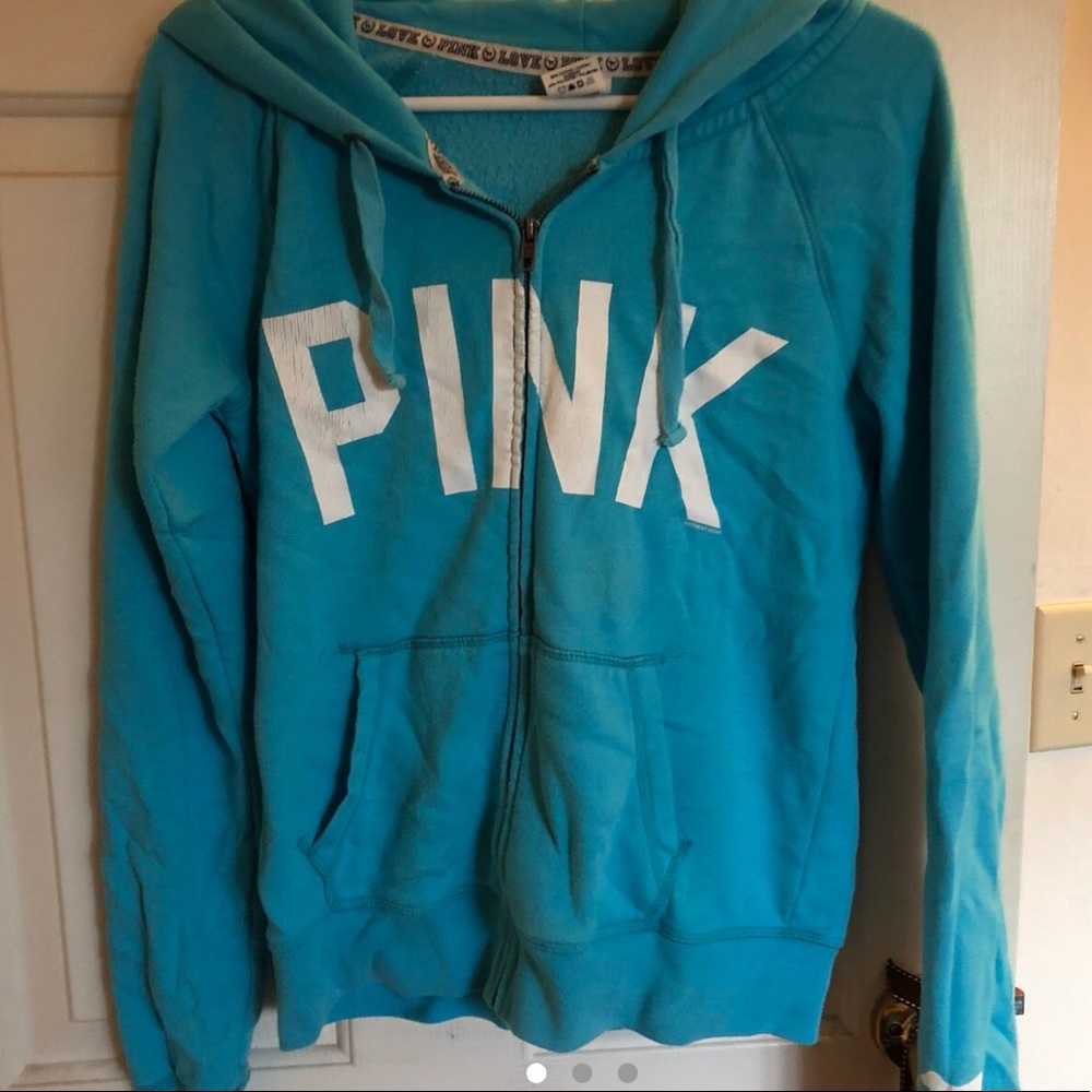 VS PINK turquoise jacket